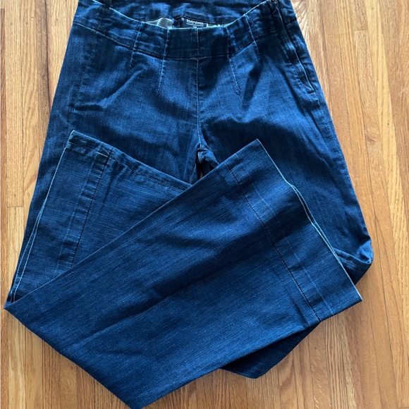 BUFFALO by David Bitton Wilma stretch mid rise wide leg,dark blue wash. Size 28 - Picture 3 of 10